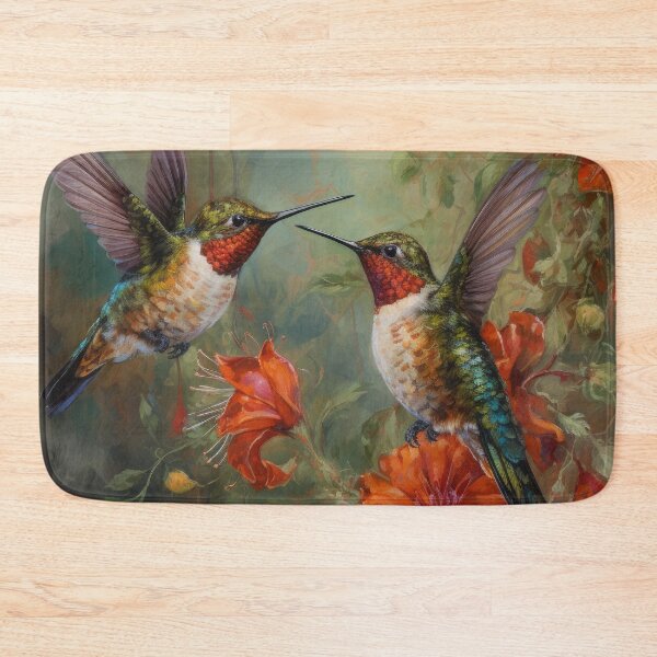 Item preview, Hummingbirds and Flowers  designed and sold by Vanover Designs.