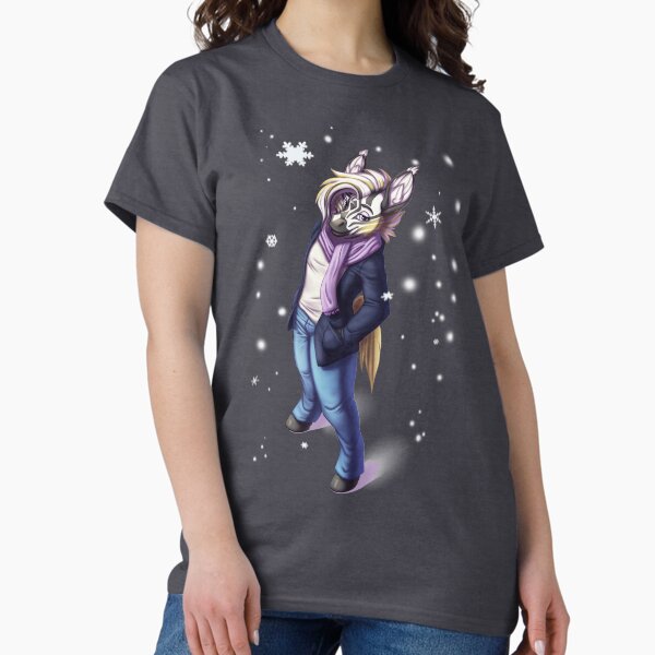 Canvas Swap: Winter Zinnie (2 versions) Classic T-Shirt