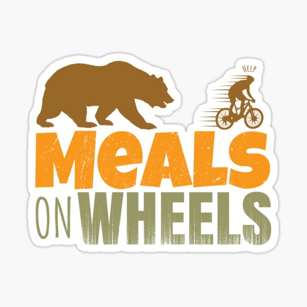 Meals On Wheel Stickers | Redbubble