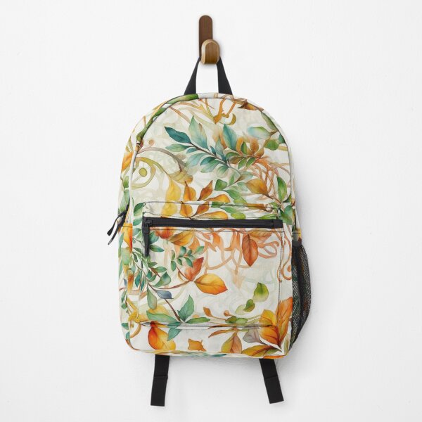 Item preview, Autumn Leaves and Vines Watercolor Pattern - Nature-Inspired Celtic Design by State of Human designed and sold by stateofhuman.