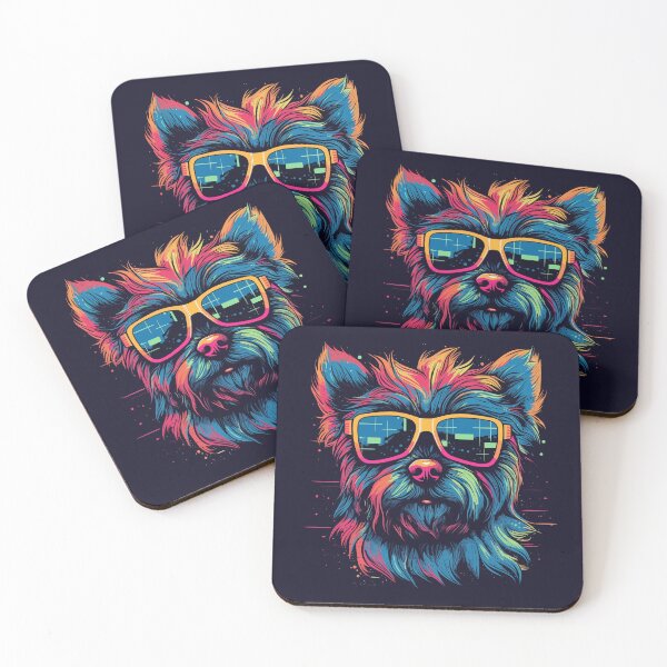 Item preview, Sunglasses Yorkshire terrier - Cool design for stylish dog owners designed and sold by brindled.