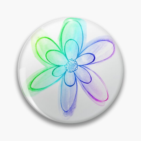 Item preview, Soft pastel watercolor floral painting | soft pastel watercolor flowers drawing designed and sold by lausn.