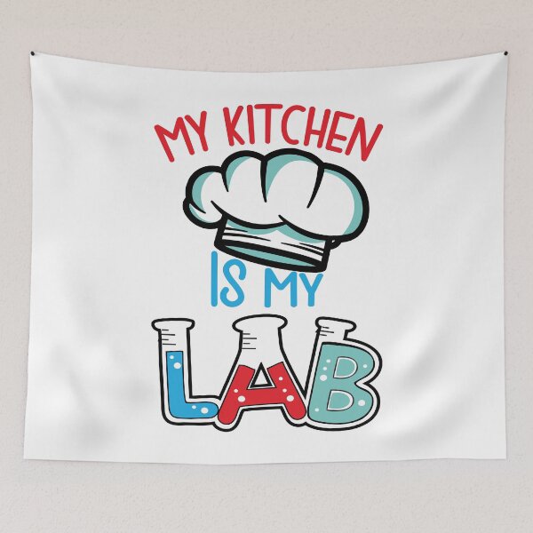 Item preview, Funny Chefs quote My Kitchen is My Lab cool chefs cook designed and sold by MotivaChic.
