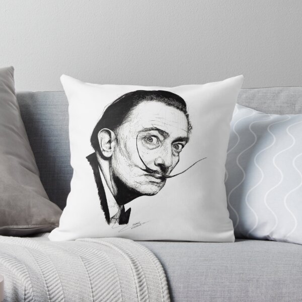 Salvador Dali Throw Pillow