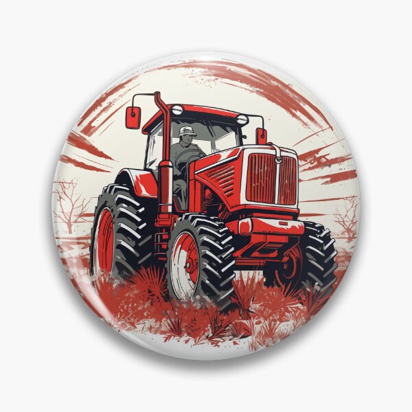 Item preview, Fields of Power - Red Tractor in Action designed and sold by Nordilandia.