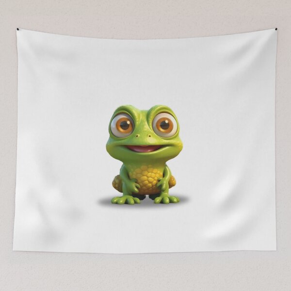 Item preview, cute little colorful frog - Different logo size, position? Email me -  designed and sold by Picture-Art.