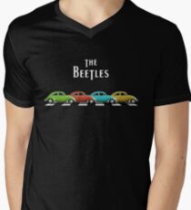 The BeeTleS on Abbey Road Men's V-Neck T-Shirt