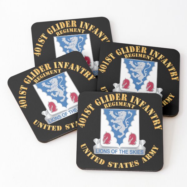 Item preview, Army  - 401st Glider Infantry Regiment - US Army w DUI X 300 designed and sold by Military Insignia Products.