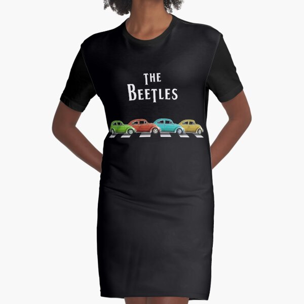 The Beetles on Abbey Road Graphic T-Shirt Dress