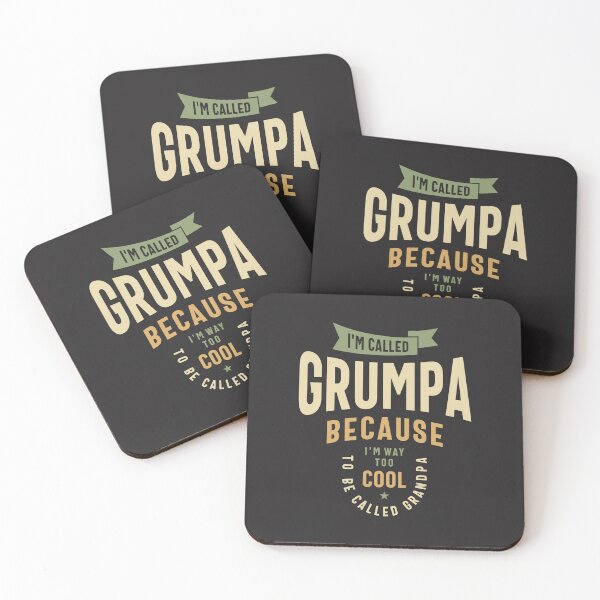 Item preview, Grumpa - Way Too Cool for Grandpa designed and sold by cidolopez.