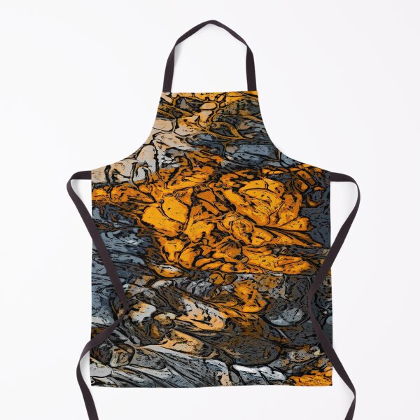 Item preview, Amber and Grey Abstract Floral Design designed and sold by Trevor Hirst.