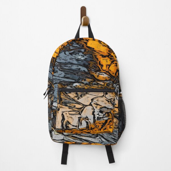 Item preview, Amber and Grey Abstract Floral Design designed and sold by Trevor Hirst.