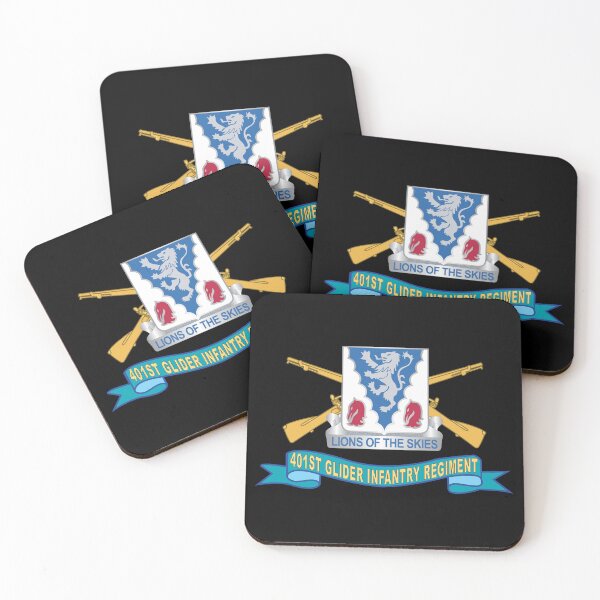 Item preview, Army - 401st Glider Infantry Regiment - DUI w Br - Ribbon X 300 designed and sold by Military Insignia Products.