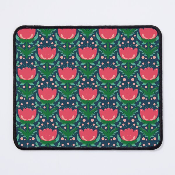 Item preview, Vintage red tulips garden designed and sold by Flofloart.