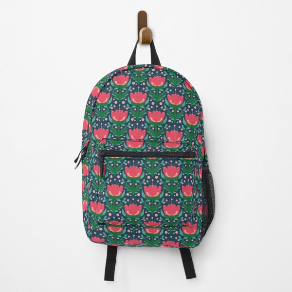 Item preview, Vintage red tulips garden designed and sold by Flofloart.