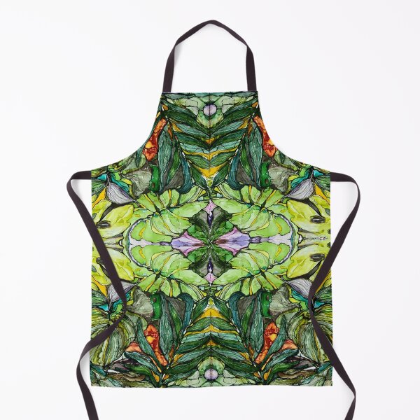Item preview, Caleidoscopio de pintura de tinta de hoja verde designed and sold by ClubCreativeArt.