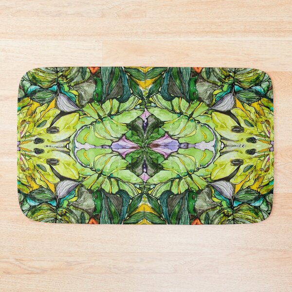 Item preview, Green Leaf Ink Painting Kaleidoscope designed and sold by ClubCreativeArt.