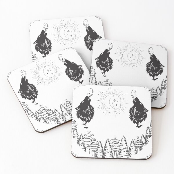Item preview, Lobos, Bosque y la Luna designed and sold by LunarDogs.