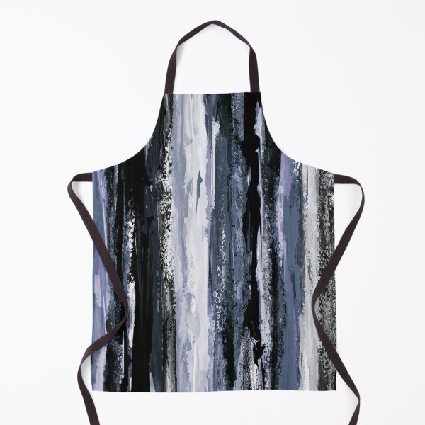 Item preview, Vertical Blue and Black Striped Abstract designed and sold by Trevor Hirst.