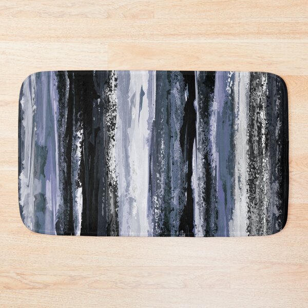 Item preview, Vertical Blue and Black Striped Abstract designed and sold by Trevor Hirst.