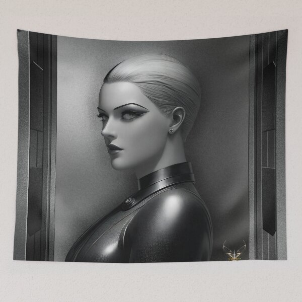 Item preview, The Blonde Eagle Gorgeous AI Concept Art Portrait by Xzendor7 designed and sold by Xzendor7 Digital Art Creations.