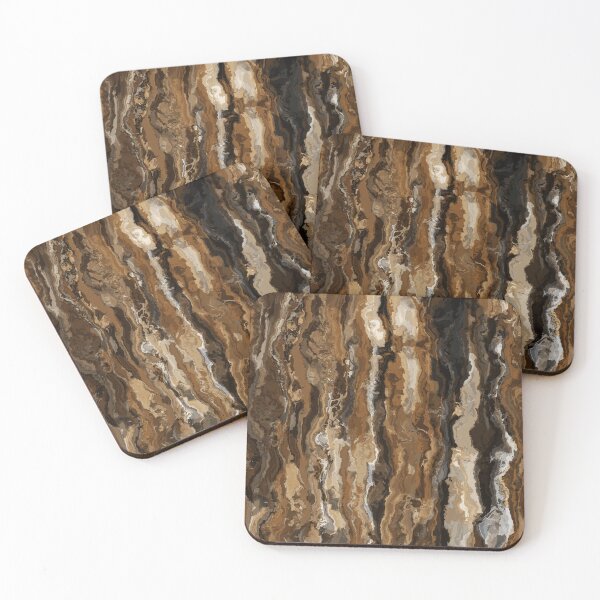 Artikelvorschau, Vertical Brown Wood Grain Effect Abstract entworfen und verkauft von Trevor Hirst.