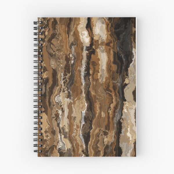 Artikelvorschau, Vertical Brown Wood Grain Effect Abstract entworfen und verkauft von Trevor Hirst.