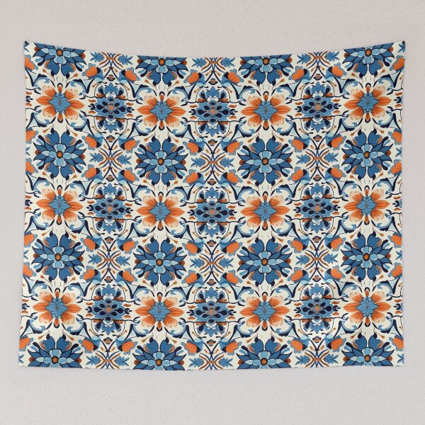 Item preview, Vibrant Floral Mosaic Art Print designed and sold by GiveMeMood.