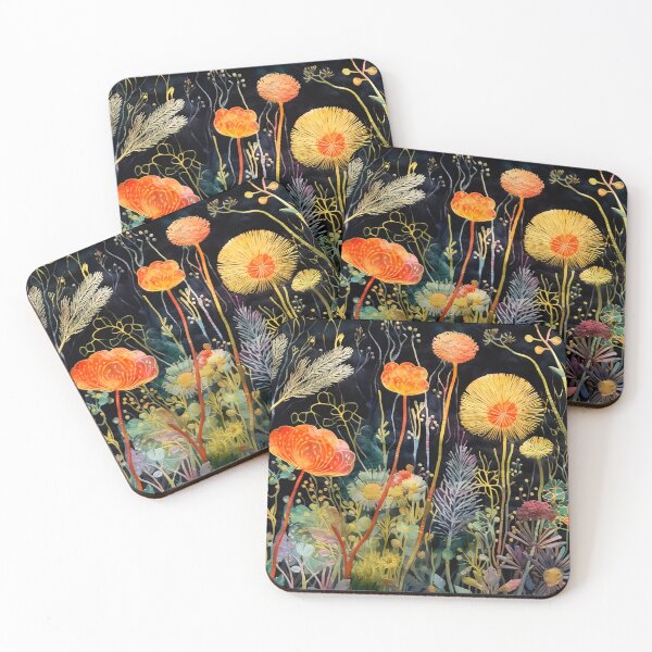 Item preview, Herbal Abstract print 3 designed and sold by Art by Lilia.