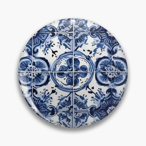 Item preview, Blue and White Portuguese Tiles designed and sold by Fragpop.