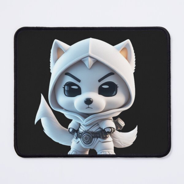 Item preview, Very Cute White Ninja Wolf Digital Art designed and sold by ChibiArtline.