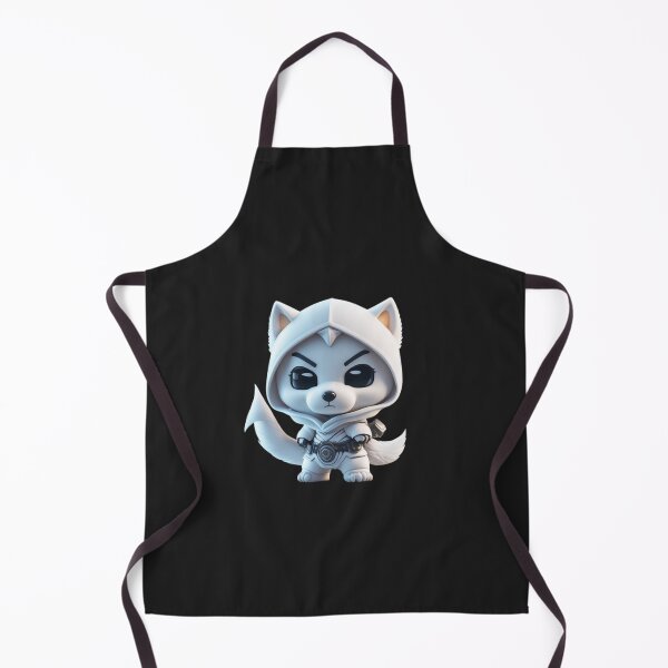 Item preview, Very Cute White Ninja Wolf Digital Art designed and sold by ChibiArtline.