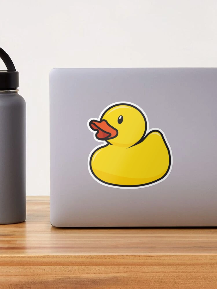 Rubber Duck Sticker for Sale by threeblackdots