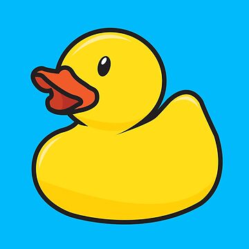 Rubber Duck Sticker for Sale by threeblackdots