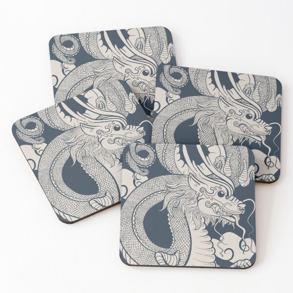 Item preview, Vintage style japanese dragon designed and sold by SD-Din.