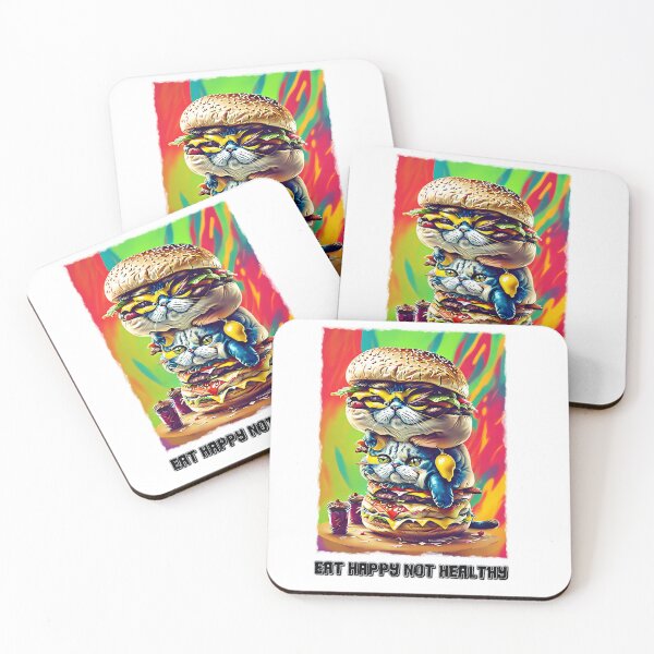 Item preview, eat happy not healthy: embracing Guilt-Free Indulgence designed and sold by Paolospresent.