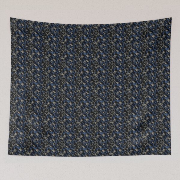 Item preview, Geometric shape, Blue and Brown designed and sold by dosedai.