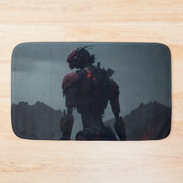 Item preview, Red and Black Humanoid Android Robot   designed and sold by ArtemExpressio.