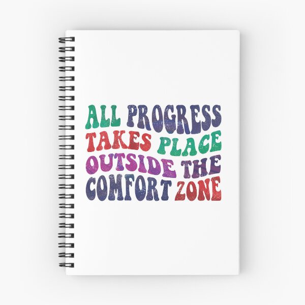 Item preview, All progress takes place outside the comfort zone designed and sold by Line2Rhyme.