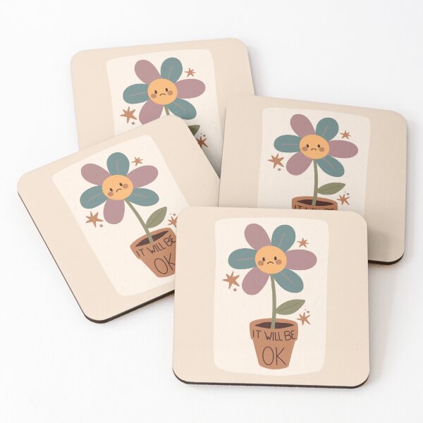 Item preview, It Will Be Ok Flower designed and sold by annexart.