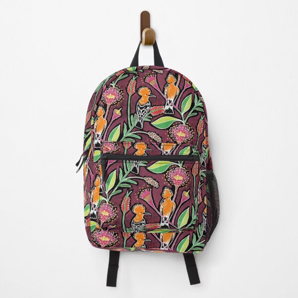 Item preview, Hoopoe Happiness on Burgandy designed and sold by Ramona Kurten.