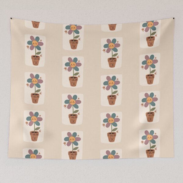 Item preview, It Will Be Ok Flower designed and sold by annexart.