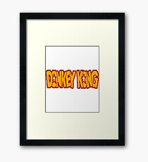 Donkey Kong Framed Print