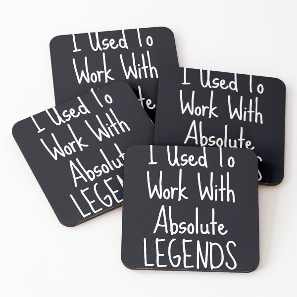 Item preview,  I used to work with absolute legends | i used to work with legends |colleague leaving gift | retirement gift promotion gift | leaving gift for colleagues designed and sold by TshirtWing.