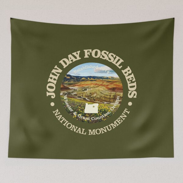 Item preview, John Day Fossil Beds (NM) designed and sold by curranmorgan.