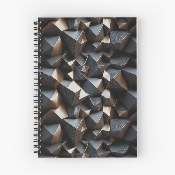 Item preview, Geometric shape, rock, gray, gold designed and sold by dosedai.