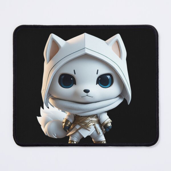 Item preview, Very Cute White Ninja Wolf Digital Art designed and sold by ChibiArtline.