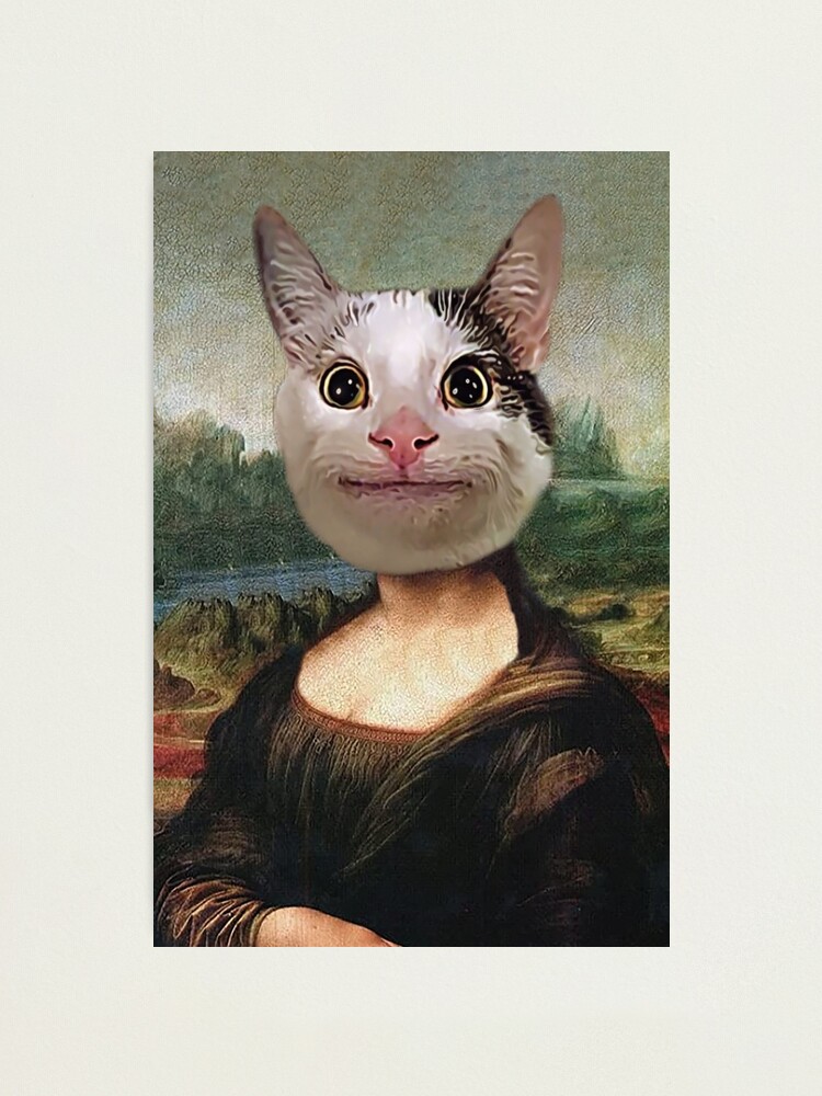 beluga cat discord pfp  Mounted Print for Sale by Liamandlore