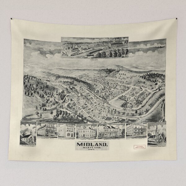 Item preview, Midland, Maryland (1905) designed and sold by allhistory.