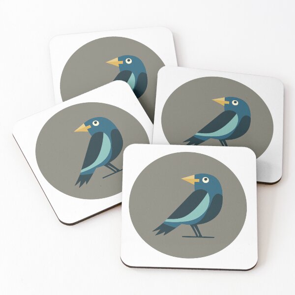 Item preview, Mid Century Modern Jackdaw designed and sold by SorryFrog.